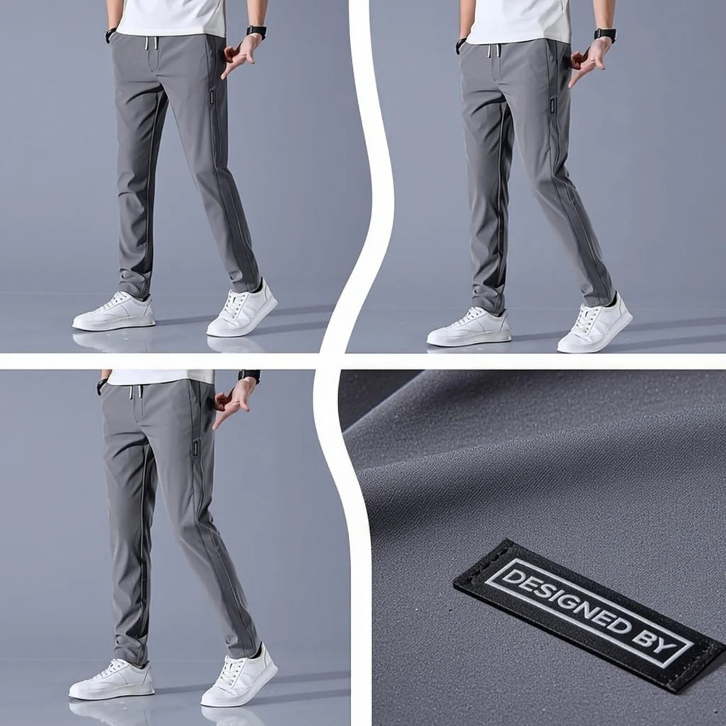 Combo Dark grey & Black Men's NS Lycra Track Pants ( pack of 2)
